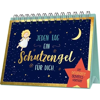 Afbeelding van Jeden Tag ein Schutzengel für dich Adventskalender mit Aufsteller