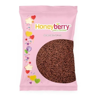 Afbeelding van Vermicelles Pâtisserie Naturels et Comestibles 55g Décorations Colorées pour Gâteaux, Cupcakes, Biscuits, Glaces Desserts Sprinkles Sucrés Fabriqués dans l’UE (Vermicelles au Cacao)