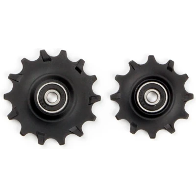 Afbeelding van Derailleurwieltjes 2 x 12 en 14 tands Elvedes met standaard afgedichte lagers