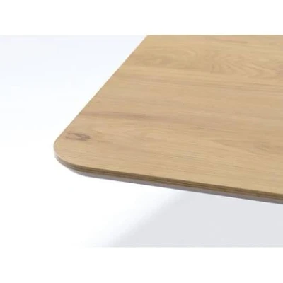 Afbeelding van Giga Living Eettafel Eiken 160x90x75cm Spinpoot Cesura