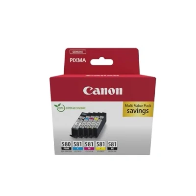 Afbeelding van Canon Multipack Pgi 580 / Cli 581 Zwart cyaan magenta geel (2078c008)