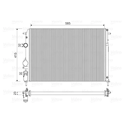 Afbeelding van Valeo Radiateur 732866