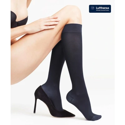 Afbeelding van Falke Energize Kniekousen, Dames, Maat: 39 40, Blue