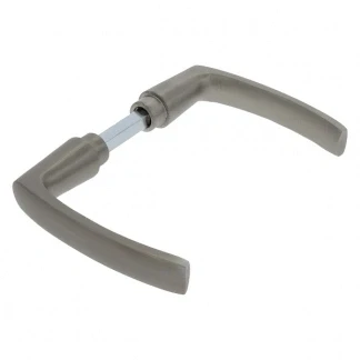 Afbeelding van Losse deurklink Starx Blok (Aluminium, RVS)