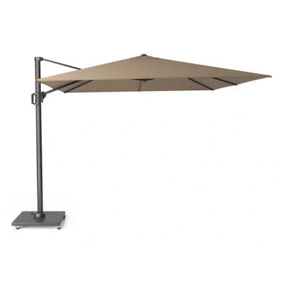 Afbeelding van Zweefparasol Challenger T1 3x3 meter Taupe zonwering Platinum