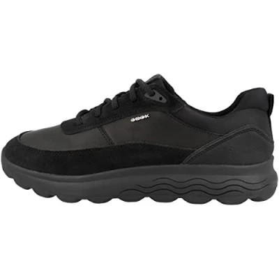 Afbeelding van Geox Spherica E Sneakers laag, Heren, Maat: 44, Schwarz Leer