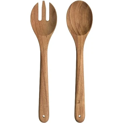 Afbeelding van LEONARDO HOME 023076 Saladebestek Hout