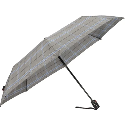 Afbeelding van Knirps Medium Duomatic Paraplu, Maat: One Size, Check grey