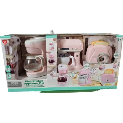 Afbeelding van PLAYGO keukenapparatuur 3 delig roze Jono Toys 38186
