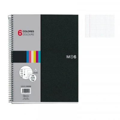 Image de MIQUELRS BASIC NOTEBOOK6 Q5 A4 NOIR