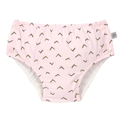 Afbeelding van Lässig Zwembroekje met luier en drukknopen Splash &amp; Fun Jags light pink, 07 12 mnd. Maat 74/80