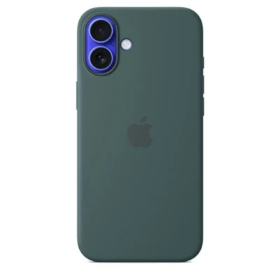 Image de Apple Cover Iphone 16 Plus Silicone Magsafe Lake Green (myyh3zm/a)
