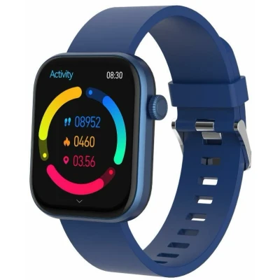 Afbeelding van Denver Smartwatch Android iOS Volledige Belfunctie Amoled Display Sporthorloge Hartslagmeter Saturatiemeter Slaapmonitor SWC185BU