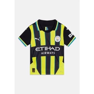 Afbeelding van Puma Manchester CITY FC AWAY Replica JR Unisex Fanartikel voor kinderen, Maat: 176, New navy/yellow glow