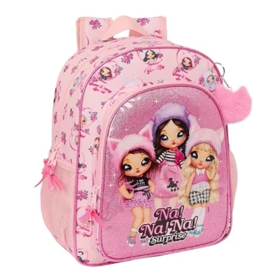Afbeelding van Schoolrugzak Na!Na!Na! Surprise Fabulous Roze 32 X 38 12 cm