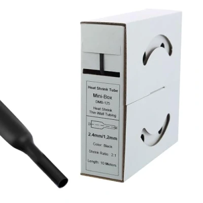 Afbeelding van Krimpkous 10 meter 2,4 mm &gt; 1,2 mm, zwart