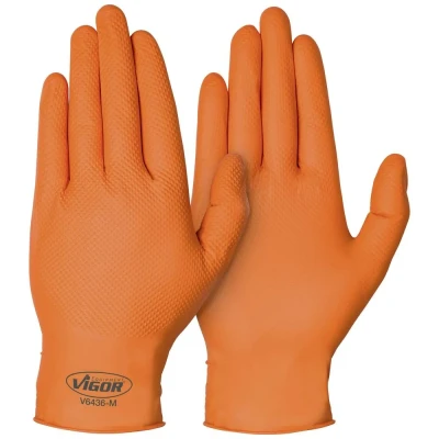 Afbeelding van Vigor V6436 M Nitril Werkhandschoen Maat (handschoen): 1 paar
