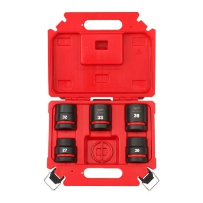 Afbeelding van MILWAUKEE 4932498749 SHOCKWAVE doppenset 3/4&quot; 5 delig