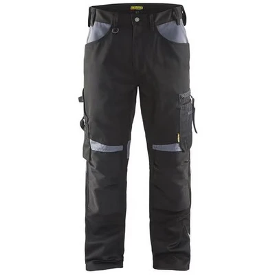 Image de Pantalon artisan sans poche flottante noir/gris