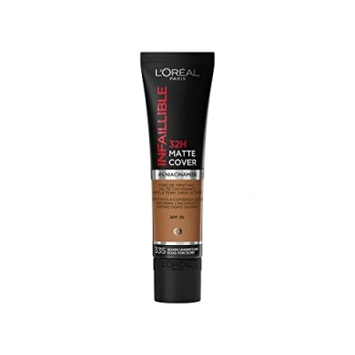 Afbeelding van L&#039;Oréal Paris Infaillible 32H matte cover foundation 335 gouden ondertoon