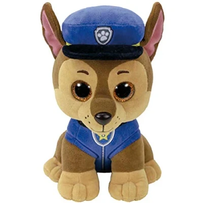 Afbeelding van Ty PAW Patrol Knuffel Chase Pluche Glitter Ogen 24 cm