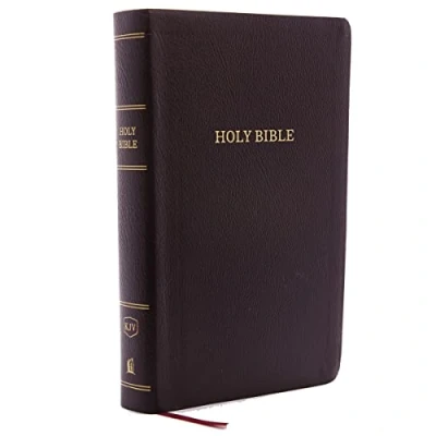 Afbeelding van KJV, Reference Bible, Personal Size Giant Print, Bonded Leather, Burgundy, Indexed, Red Letter Edition