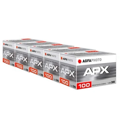 Afbeelding van AgfaPhoto APX 100 135 36 negatief S/W AG6A1360 5, 5 stuks