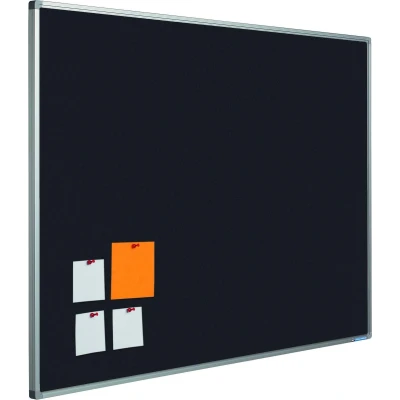 Afbeelding van Prikbord Softline profiel 16mm bulletin Zwart