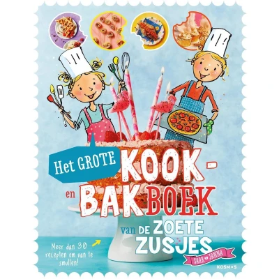 Afbeelding van Het grote kook en bakboek van de zoete zusjes