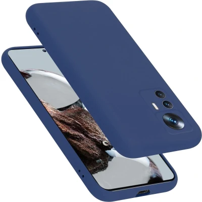 Afbeelding van Cadorabo Hoesje geschikt voor Xiaomi 12T / PRO in LIQUID BLAUW Beschermhoes gemaakt van flexibel TPU silicone Case Cover