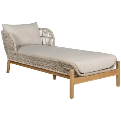 Afbeelding van House Nordic Terracina Strandstoel Acacia/Beige