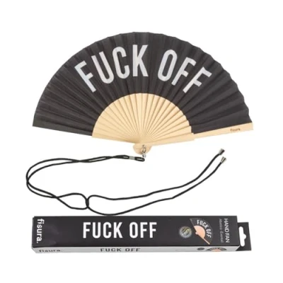 Afbeelding van Houten Waaier Fuck Off