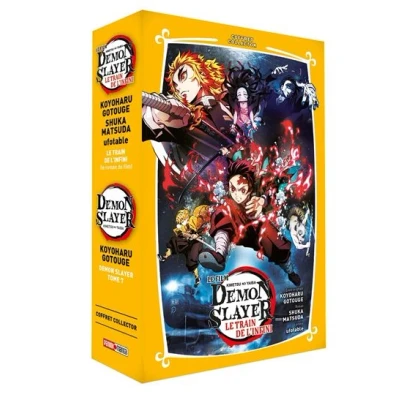 Image de Coffret Demon Slayer T07 + Roman jeunesse T03
