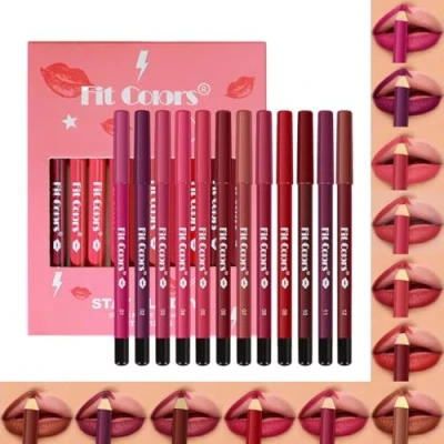 Afbeelding van Baorder 12 stuks matte lippenstiften van mat fluweel One Step make upset precies passende kleuren duurzaam waterdicht glad hoge pigmentatie