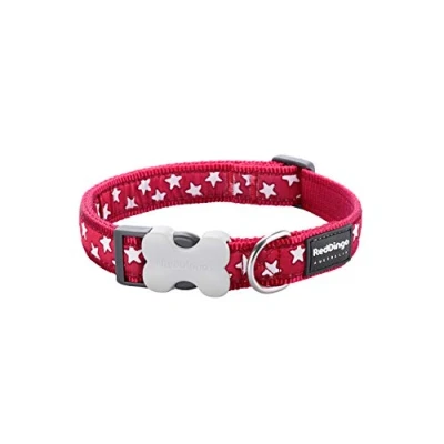 Afbeelding van Dog collar Red Dingo Star 20 32 cm