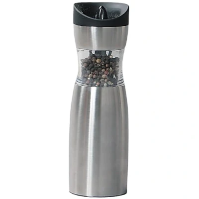 Afbeelding van Elektrische Pepermolen met LED licht RVS Ø6.5 Hoogte: 20 Cm Automatisch Start &amp; Stop Koffie / Peper Zout Kruiden molen