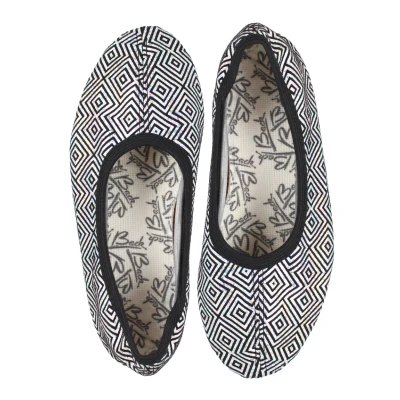 Afbeelding van Beck Gymnastik Silver STAR Ballerina&#039;s voor kinderen, Maat: 37, Schwarz Textiel