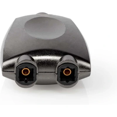 Afbeelding van Nedis TosLink Adapter CATB25940GY Gun Metal Grijs Grey