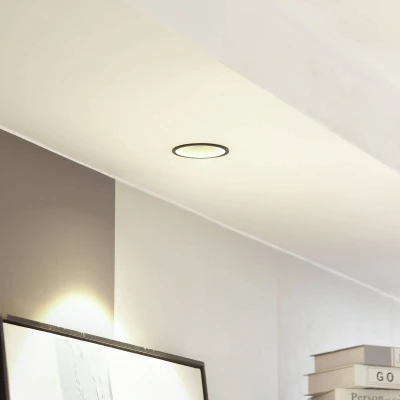 Afbeelding van Arcchio LED downlight Niria, zwart, 2.700K
