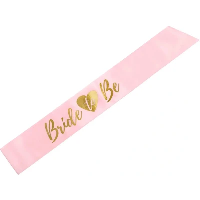 Afbeelding van Partydeco Sjerp Bride to Be Roze