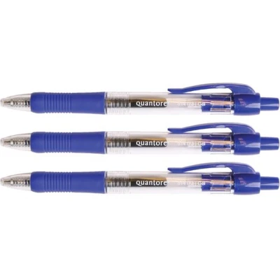 Afbeelding van 12x Quantore gelpen blauw medium (0,7 mm)