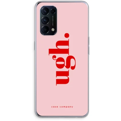 Afbeelding van Case Company® hoesje geschikt voor Oppo Find X3 Lite Ugh Soft Cover Telefoonhoesje Bescherming aan alle Kanten en Schermrand