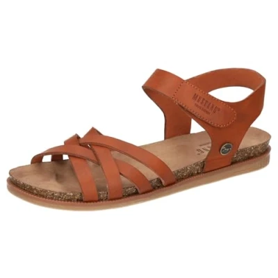 Afbeelding van Mustang Sandales pour femme 1518 804 cognac, 40 EU, EU