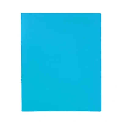 Image de Idena 10431 Classeur à anneaux, format A4, mécanisme 2 anneaux de 16 mm diamètre, dos 20 mm, bleu clair, 1 pièce.