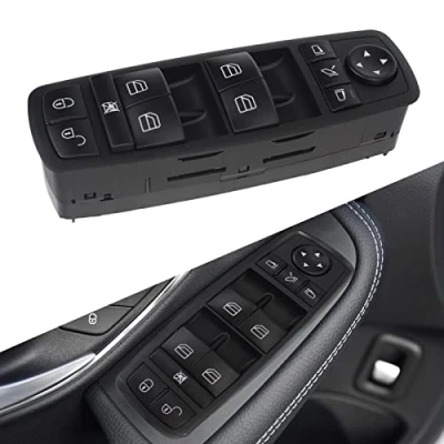Afbeelding van Geloo Knop voor ramen achteruitkijkspiegel klasse A B A1698206710 Power Master raamschakelaar M ercedes Benz W245 W169 169 820 67 10