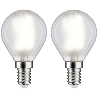 Afbeelding van Paulmann 28919 LED lamp Energielabel F (A G) E14 Kogel 4.8 W = 40 Neutraalwit (Ø x h) 45 mm 78 2 stuk(s)