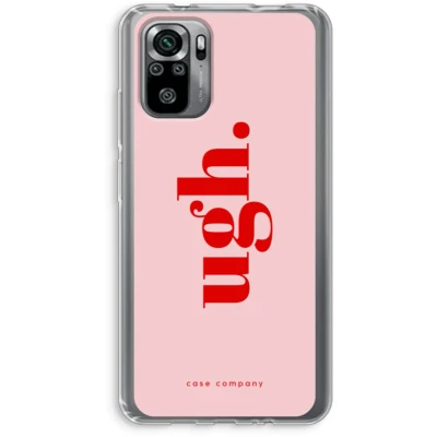Afbeelding van Case Company® hoesje geschikt voor Xiaomi Redmi Note 10S Ugh Soft Cover Telefoonhoesje Bescherming aan alle Kanten en Schermrand