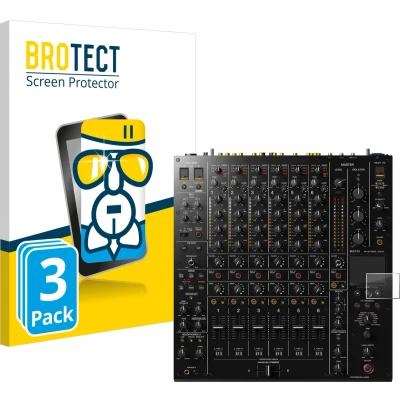 Afbeelding van BROTECT Screenprotector voor Pioneer DJM V10 Folie Beschermfolie Beschermglas transparant (3 Stuks)