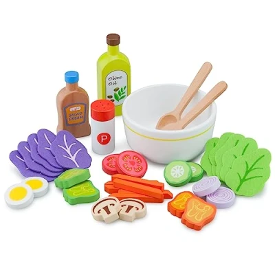 Afbeelding van New Classic Toys Speelgoedeten en drinken Salade Set