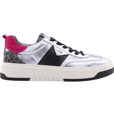 Afbeelding van Nero Giardini Dames zilver sneakers maat 36